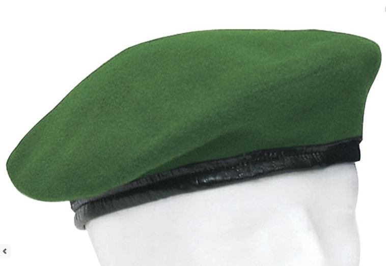 Bereta de lana verde second-hand GERMAN HEER Art. No.91240201