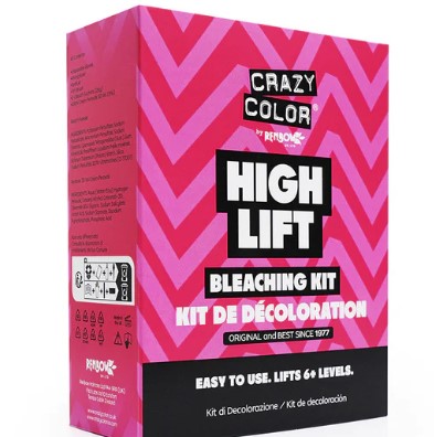 Bleaching Kit decolorare par Crazy Color (Kit pentru decolorarea parului)
