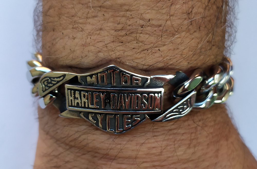 Bratara de metal cu lant HARLEY DAVIDSON (JHN)