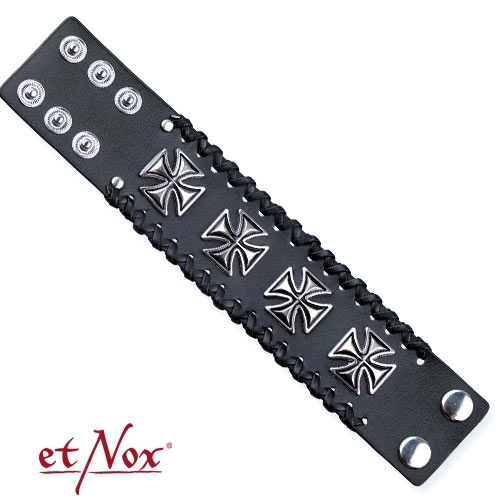 Bratara  UA3008  etNox - bracelet  Iron Crosses