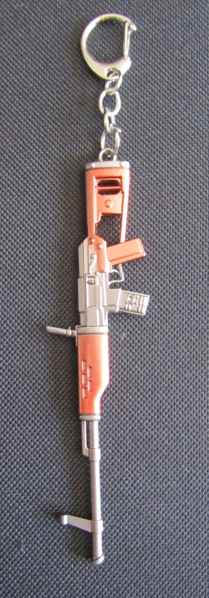 Breloc de metal Fortnite Gun model 3