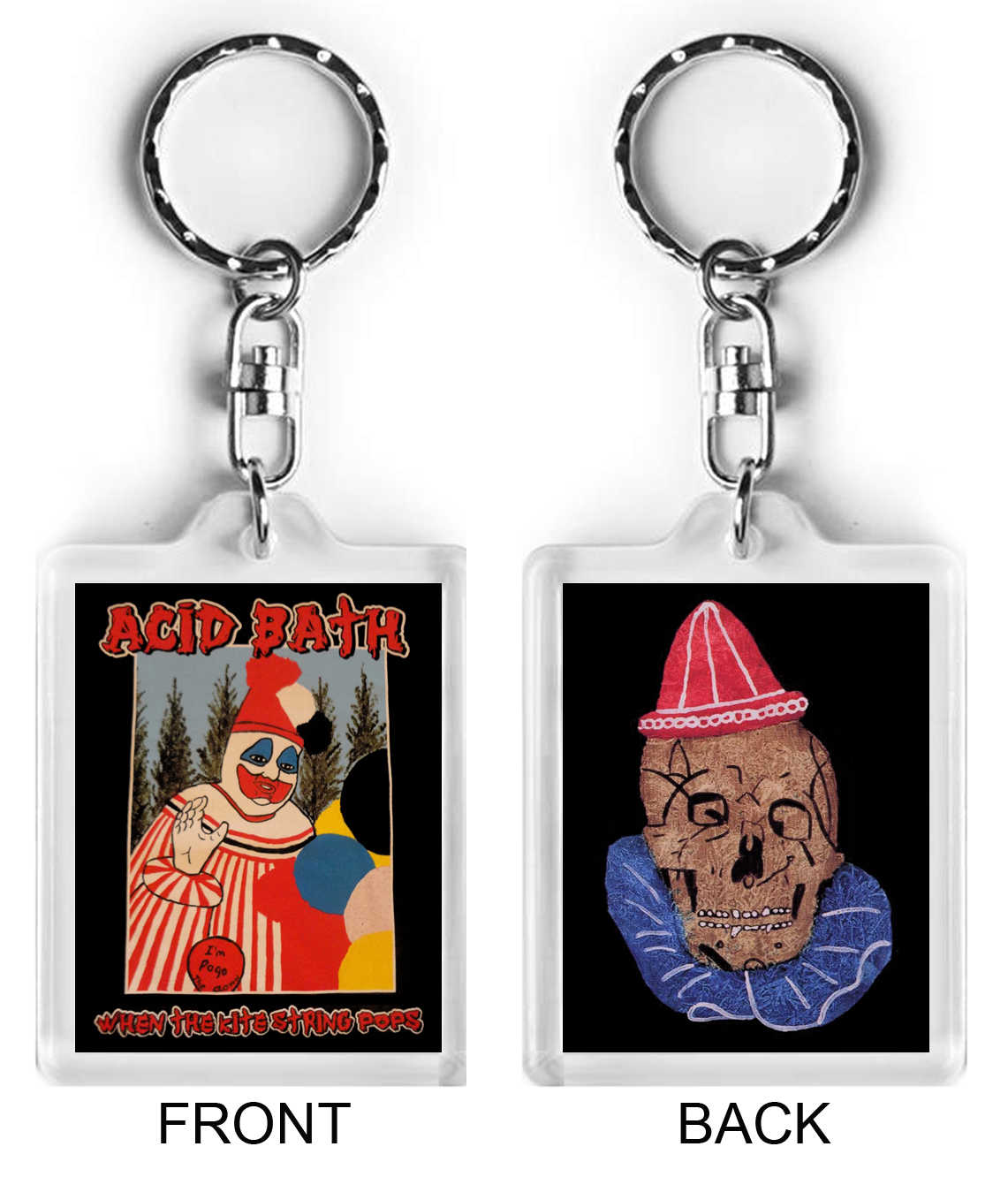 Breloc de plastic ACID BATH When the Kite String Pops
