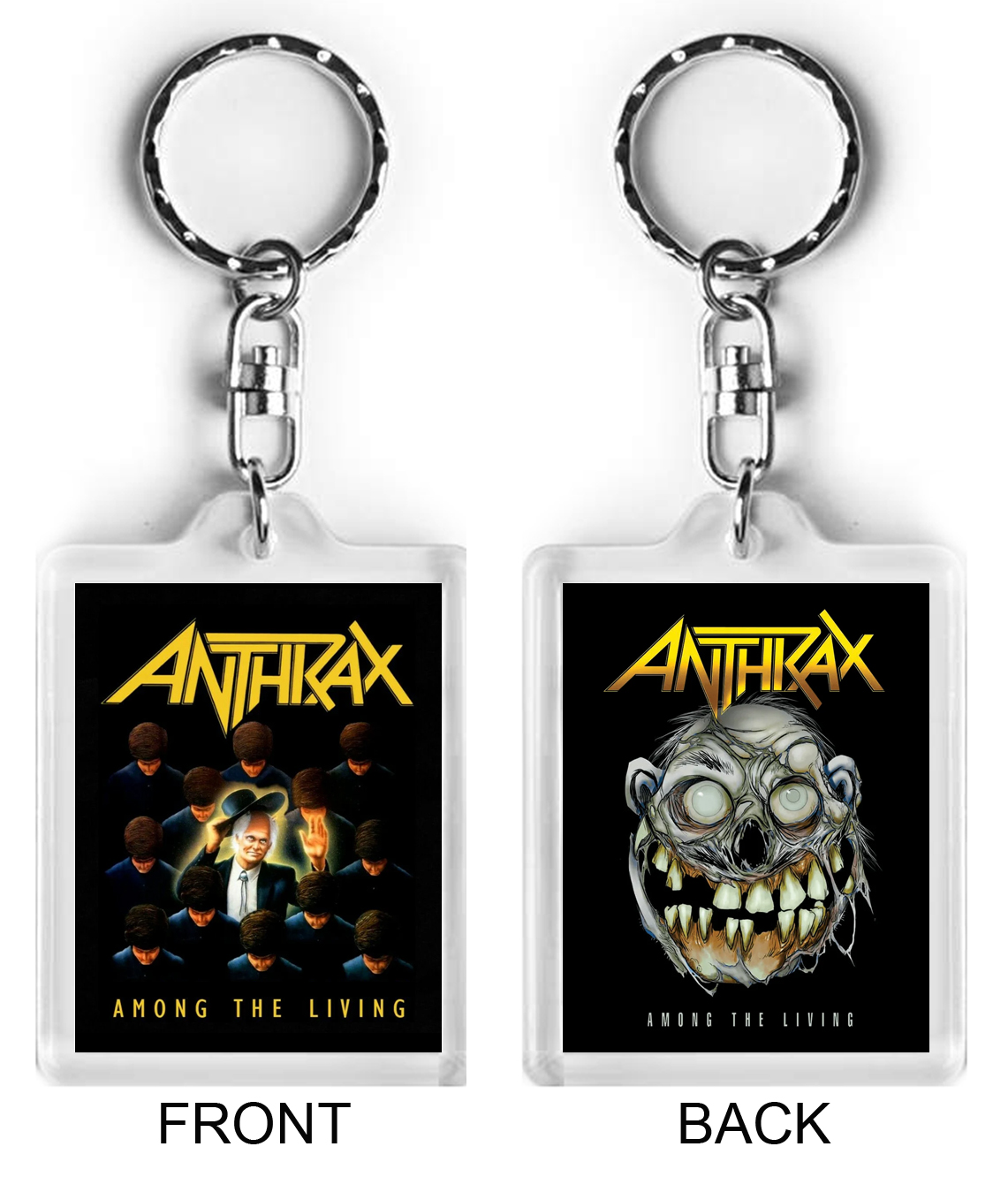 Breloc de plastic ANTHRAX - Among the Living