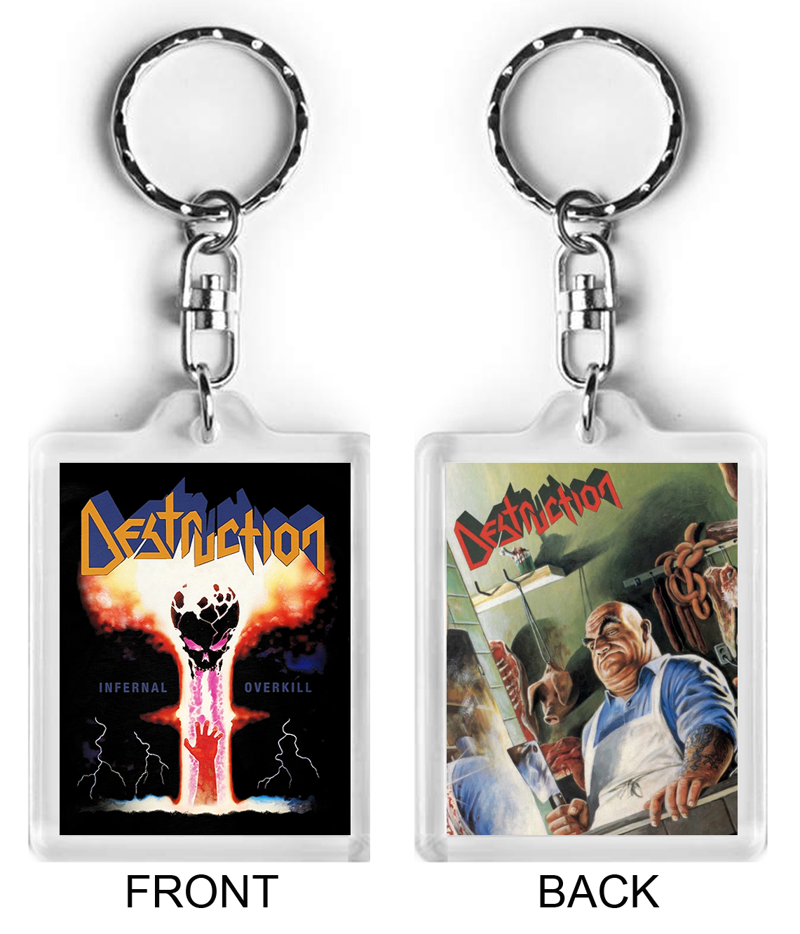 Breloc de plastic DESTRUCTION - Infernal Overkill