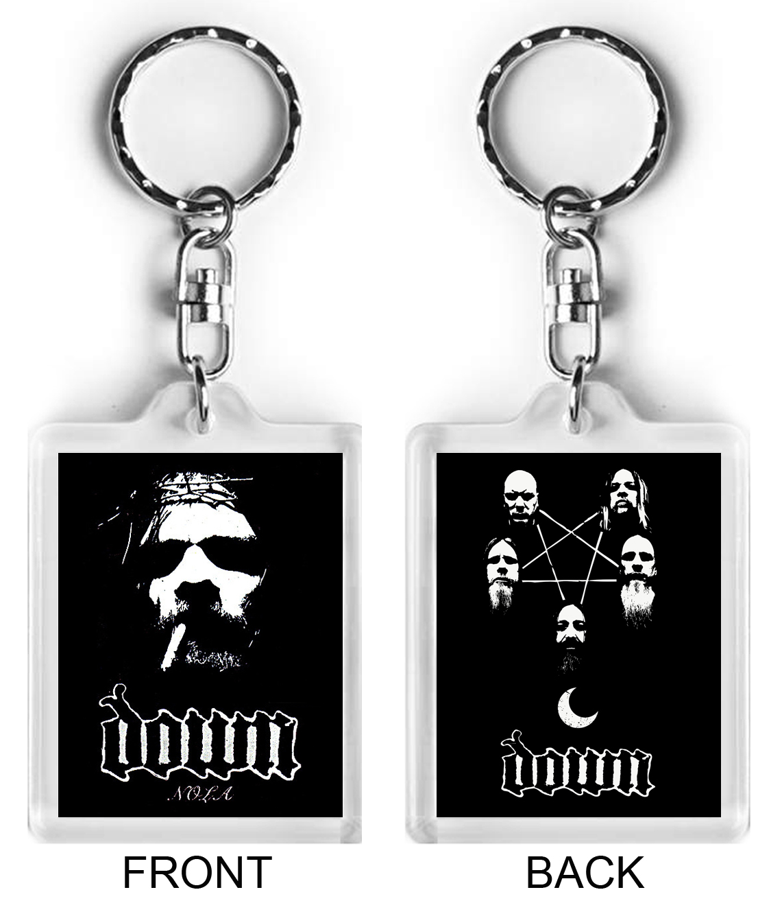 Breloc de plastic DOWN - Nola