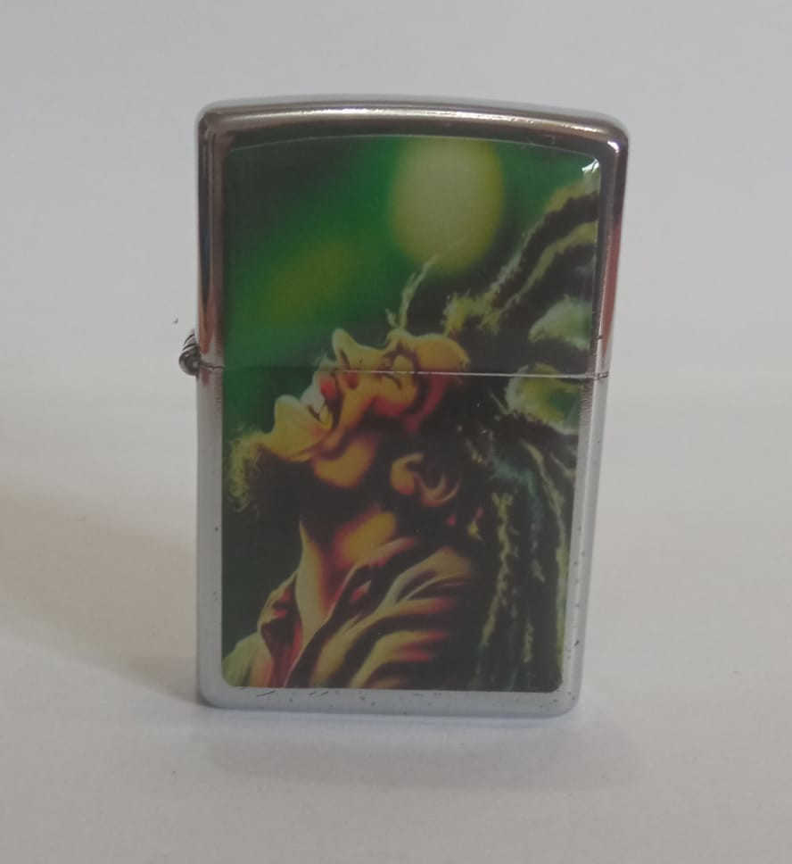 Bricheta aurie tip Zippo Bob Marley Model 2
