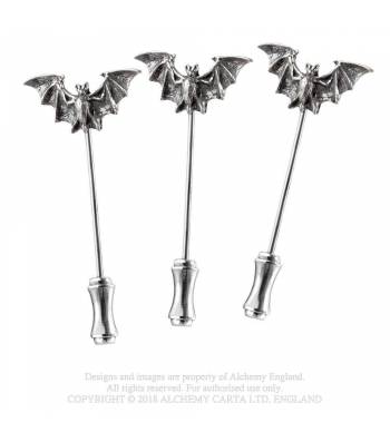 Brosa  DP3 - Bat Dress Pin  (set de 3 buc.)