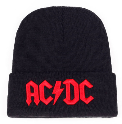 Caciula AC/DC Logo rosu mare (VKG)