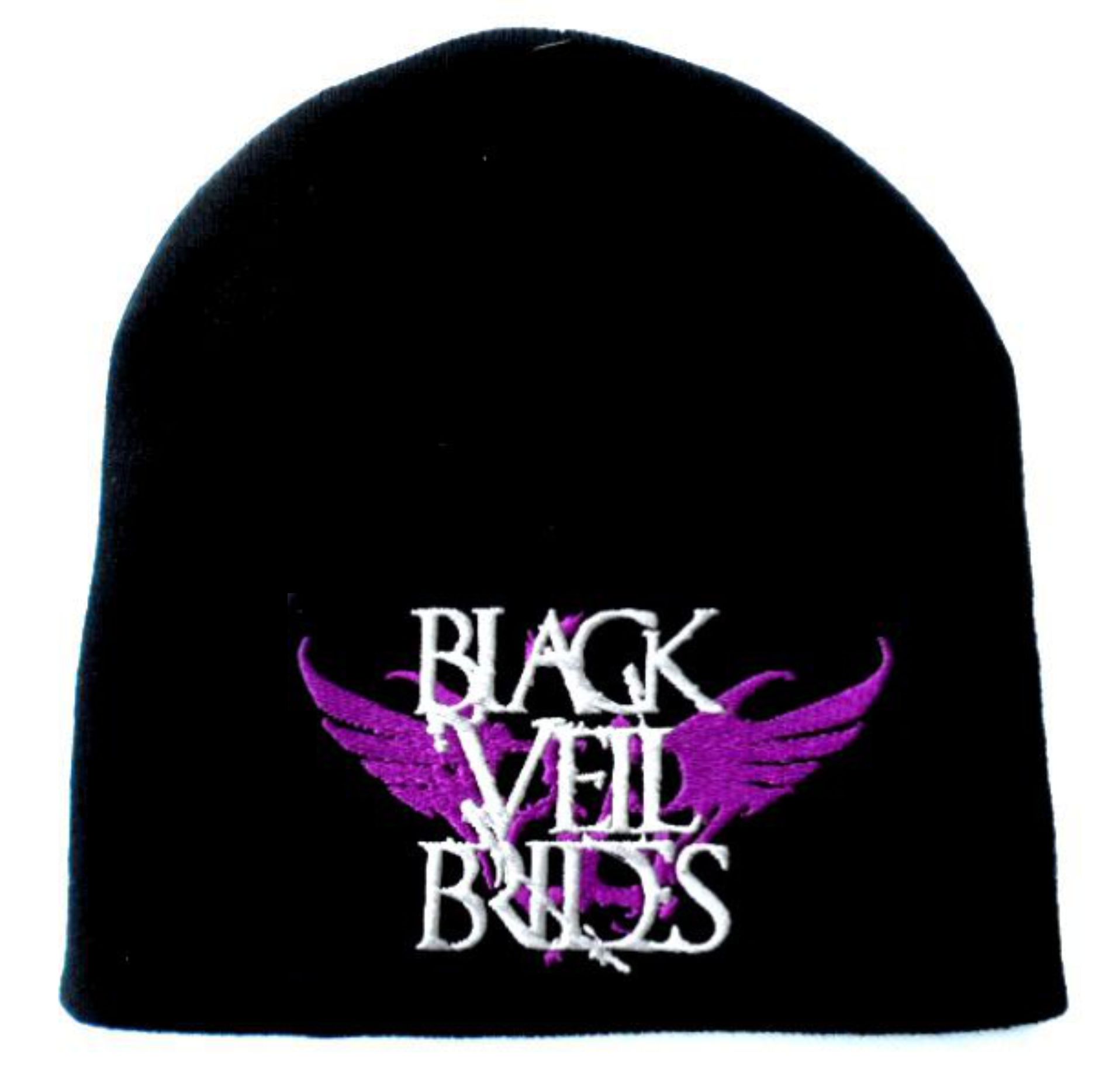 Caciula BLACK VEIL BRIDES Logo Alb (C-SHK)