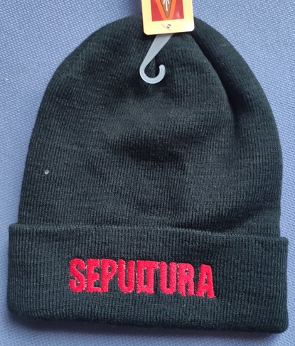 Caciula SEPULTURA Logo rosu (VKG)