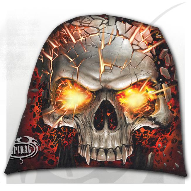 Caciula T152A801 SKULL BLAST - Light Cotton Beanies Black