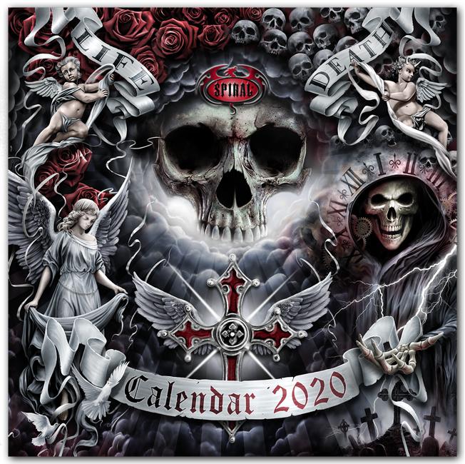 Calendar 12 file (30x30cm) C033A201 DARK ARTS 2020 (Lichidare Stoc!)