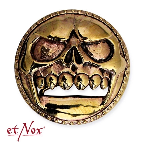 Catarama  BMBUCKLE etNox - buckle Skull Buckle bronze