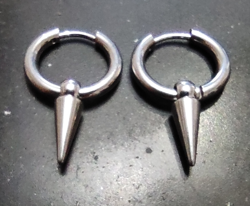 Cercei de inox Spike (JHN)