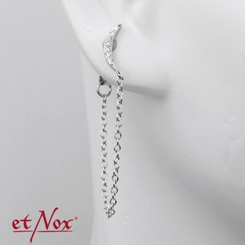 O2253 Cercei de argint cu zirconiu - Silver Moon