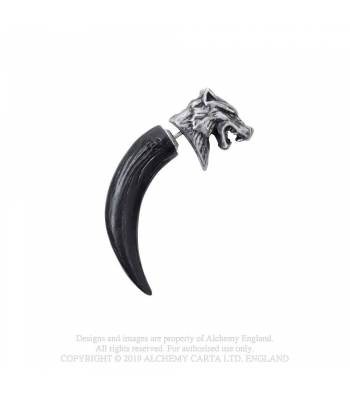 Cercel E424 Wolf Macht - faux stretcher