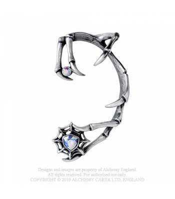 Cercel  E426S Demon – silver Ear-Wrap