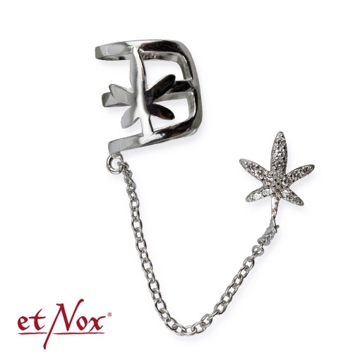 OK16 Cercel de argint - Cannabis