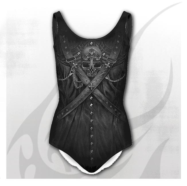 Costum de baie  intreg T176G661 STRAPPED - Allover Scoop Back Padded Swimsuit