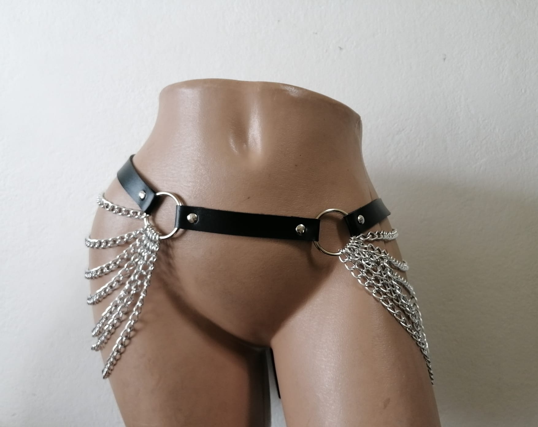 Curea / Harness pentru talie cu lanturi laterale (JHN)