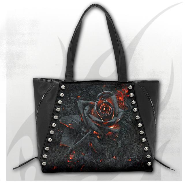 Geanta   K048A306  BURNT ROSE - Tote Bag - Top quality PU Leather Studded