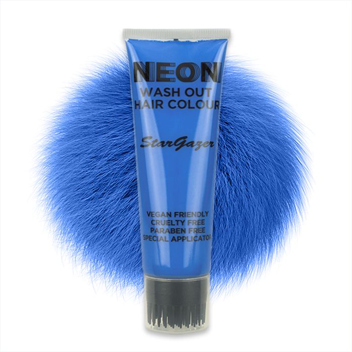 Gel de par colorant fosforescent - Neon Blue Wash Out Hair Colour