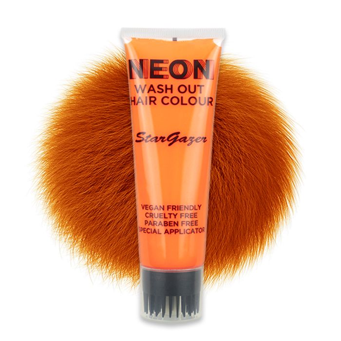 Gel de par colorant fosforescent - Neon Orange Wash Out Hair Colour