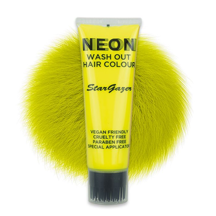 Gel de par colorant fosforescent - Neon Yellow Wash Out Hair Colour