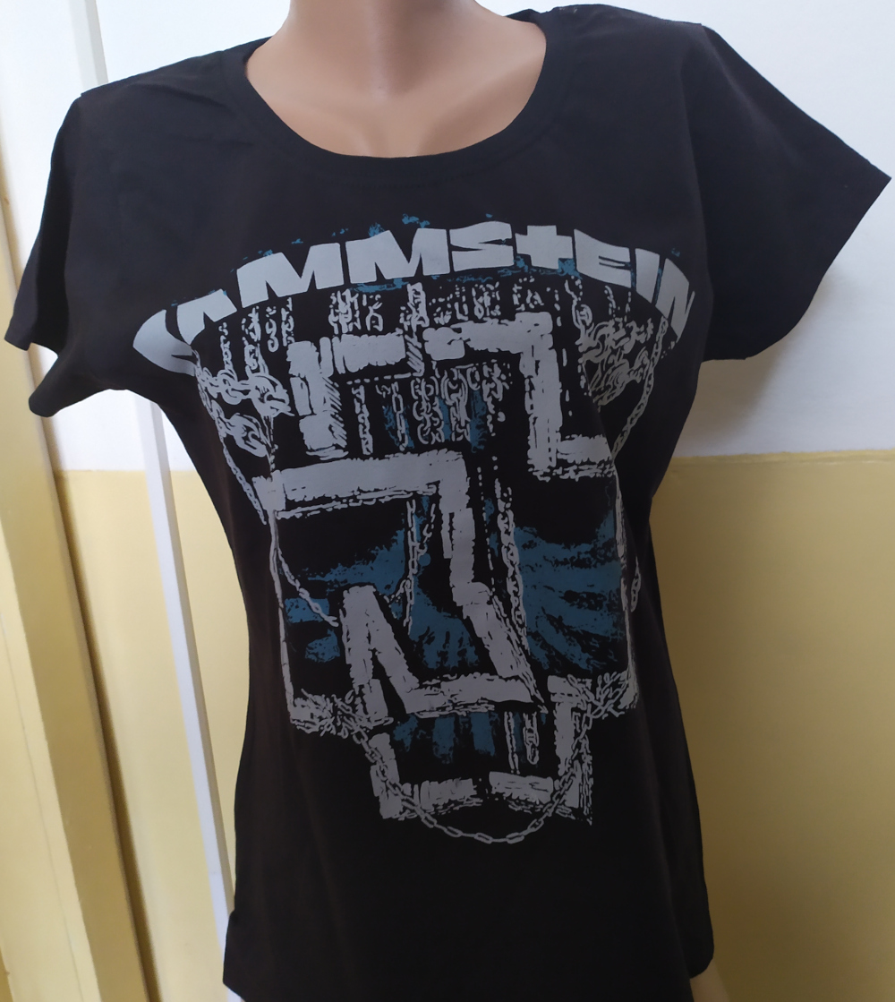 Girlie RAMMSTEIN Chains Logo GR/FR