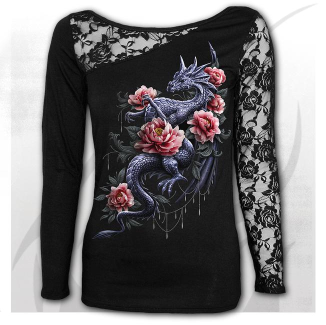 Girlie T187F439 DRAGON ROSE SLANT