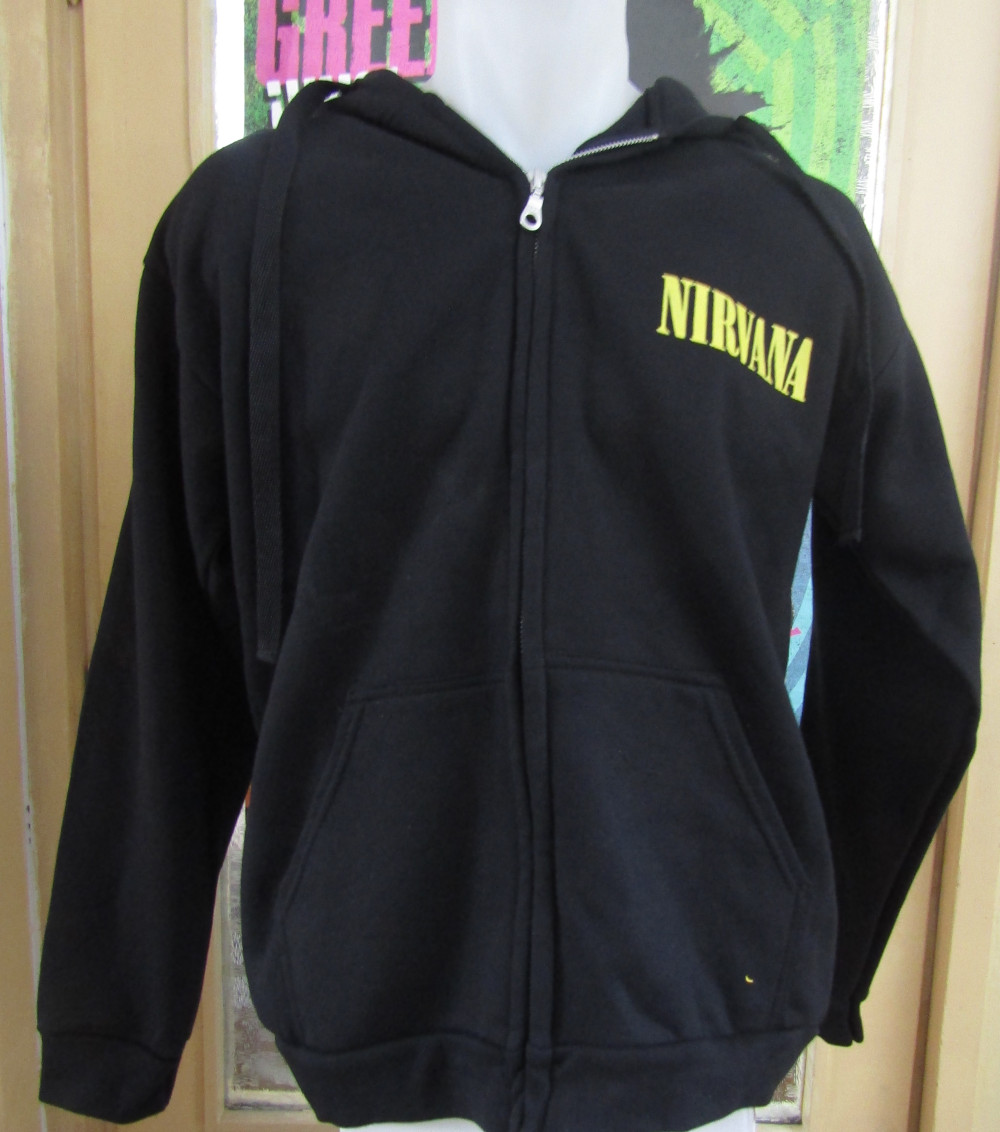 Hanorac cu fermoar si buzunare NIRVANA Smiling Face HN/E/002