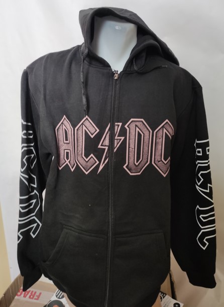 Hanorac cu fermoar - Zipper Hood AC/DC In Rock we Trust HN/VK/214
