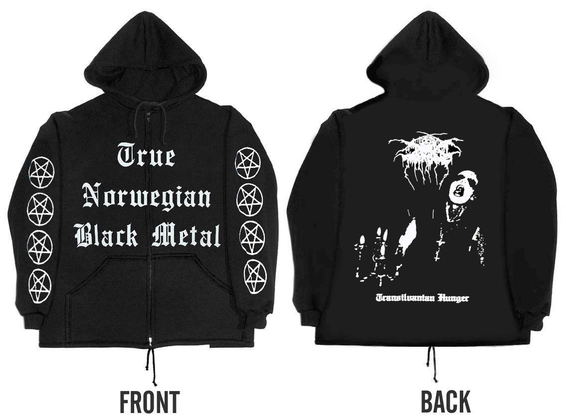 Hanorac cu fermoar - Zipper Hood DARKTHRONE Transilvanian Hunger HN/VK/040