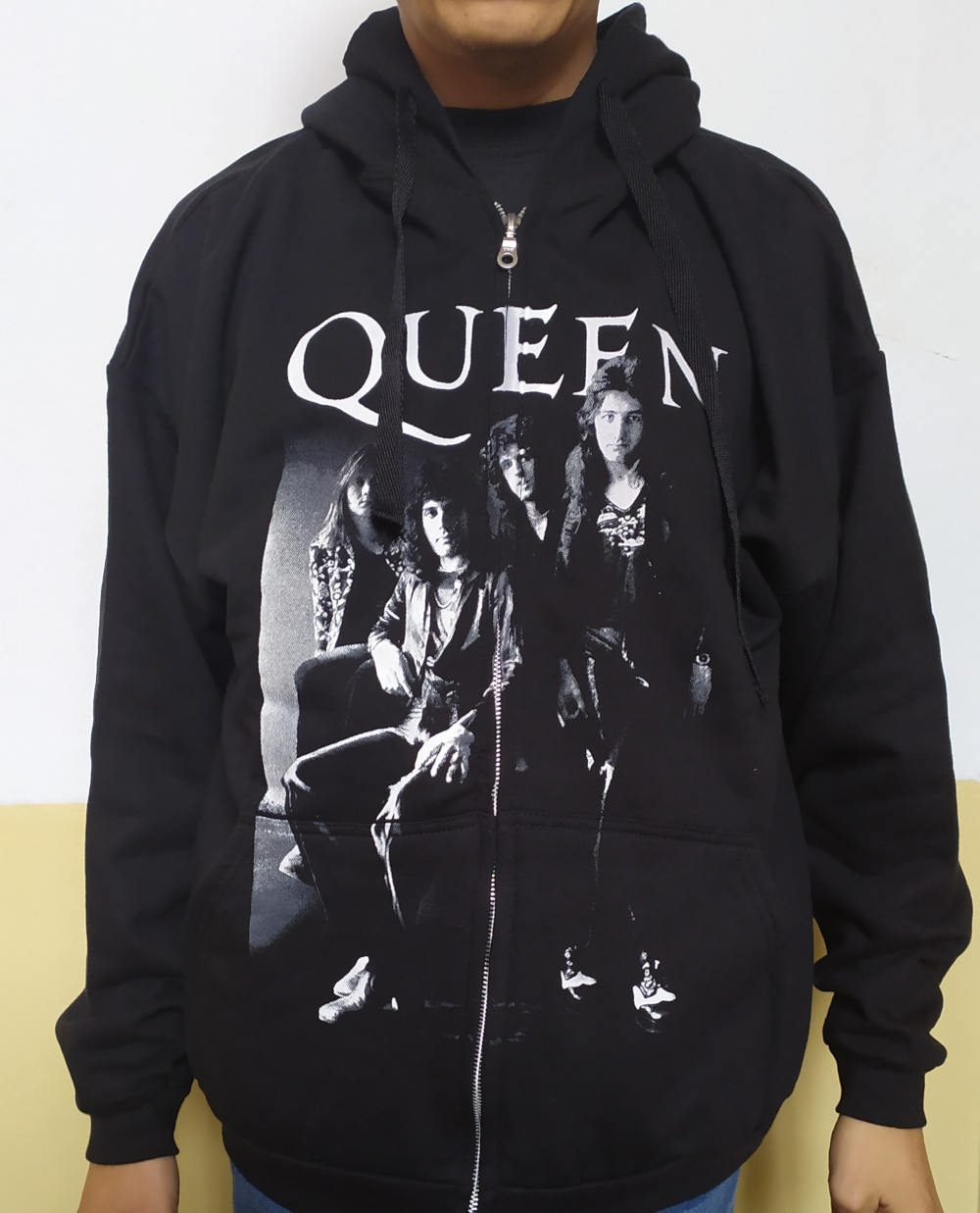 Hanorac cu fermoar - Zipper hood QUEEN Band HN/VK/111 (lichidare stoc)