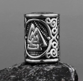 Inel de barba din inox Viking model 2 (Celtic Knot mare)