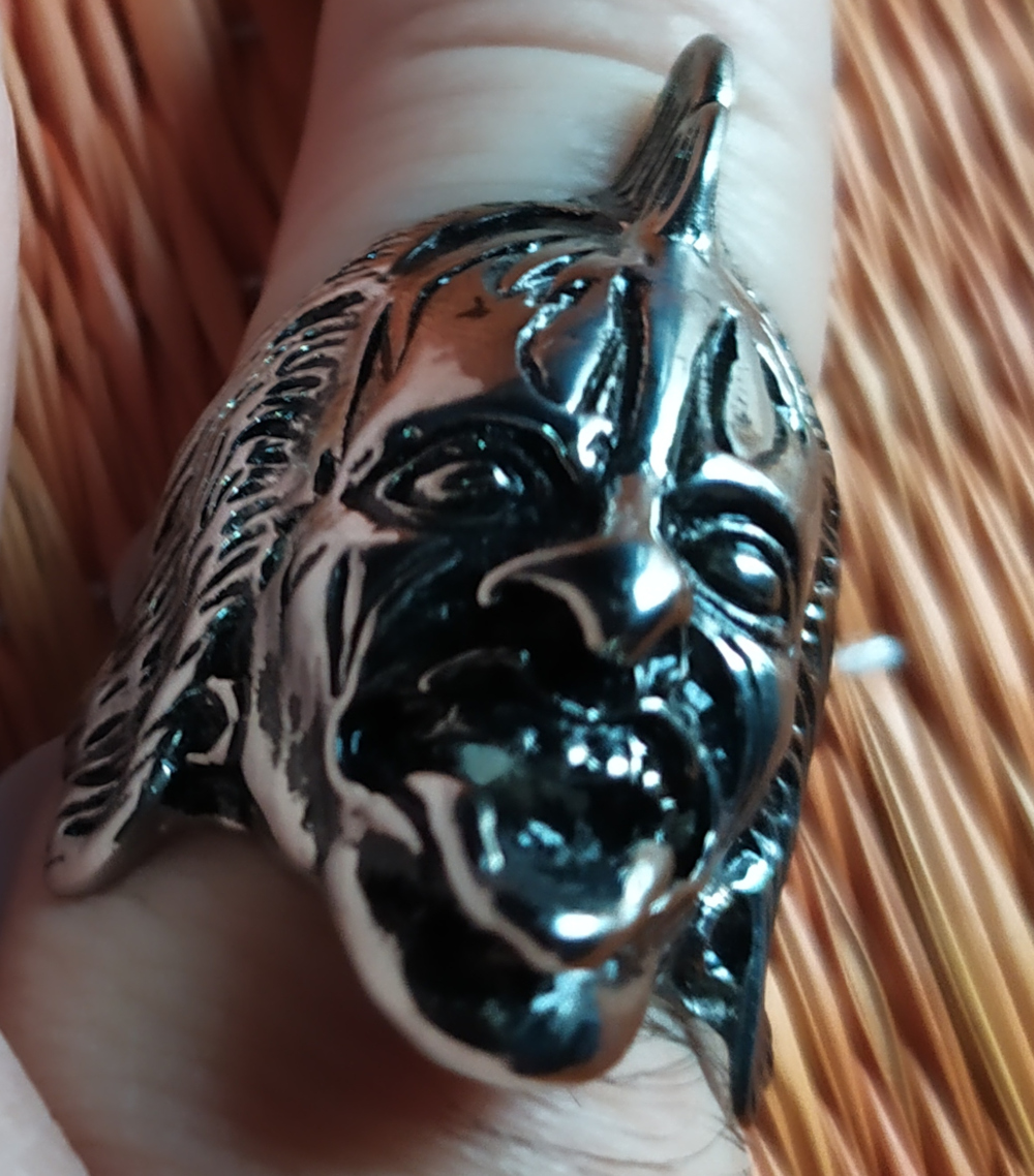 Inel De Inox Biker Ring BRU47 Gene Simmons