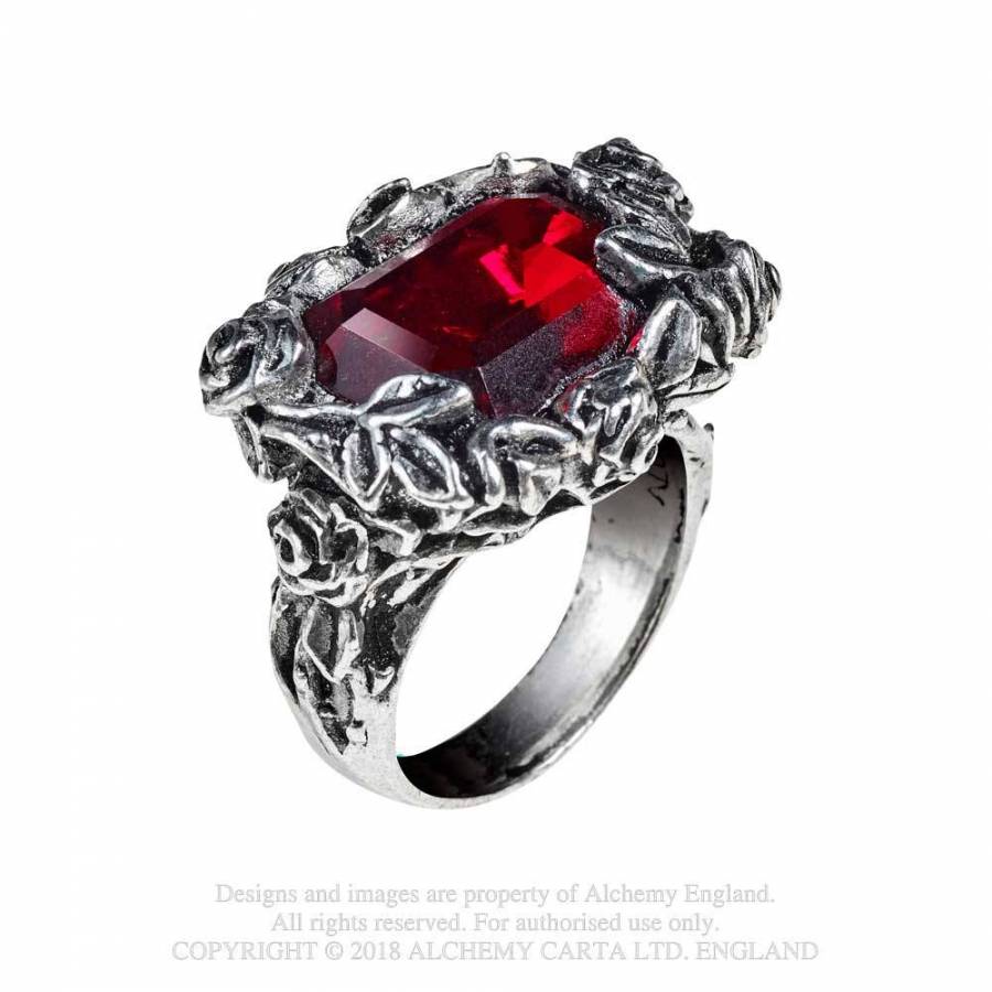 Inel R227 Blood Rose Ring