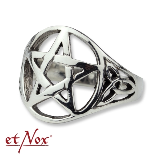 R693 Inel de argint - Celtic Pentagram
