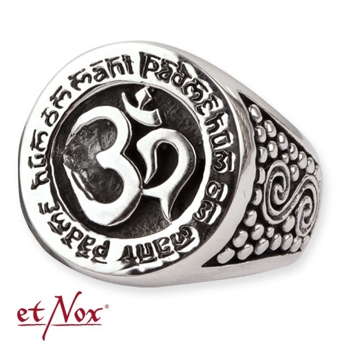 R8023 Inel de argint - Signet Om