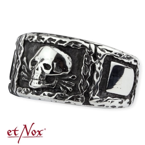 SR1422 Inel de inox - Signet Skull