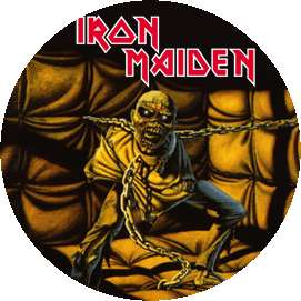 Insigna 3,7 cm IRON MAIDEN: Piece Of Mind (B37-0241)