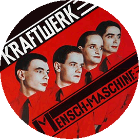 Insigna 3,7 cm KRAFTWERK: Die Mensch-Machine (B37-0243)