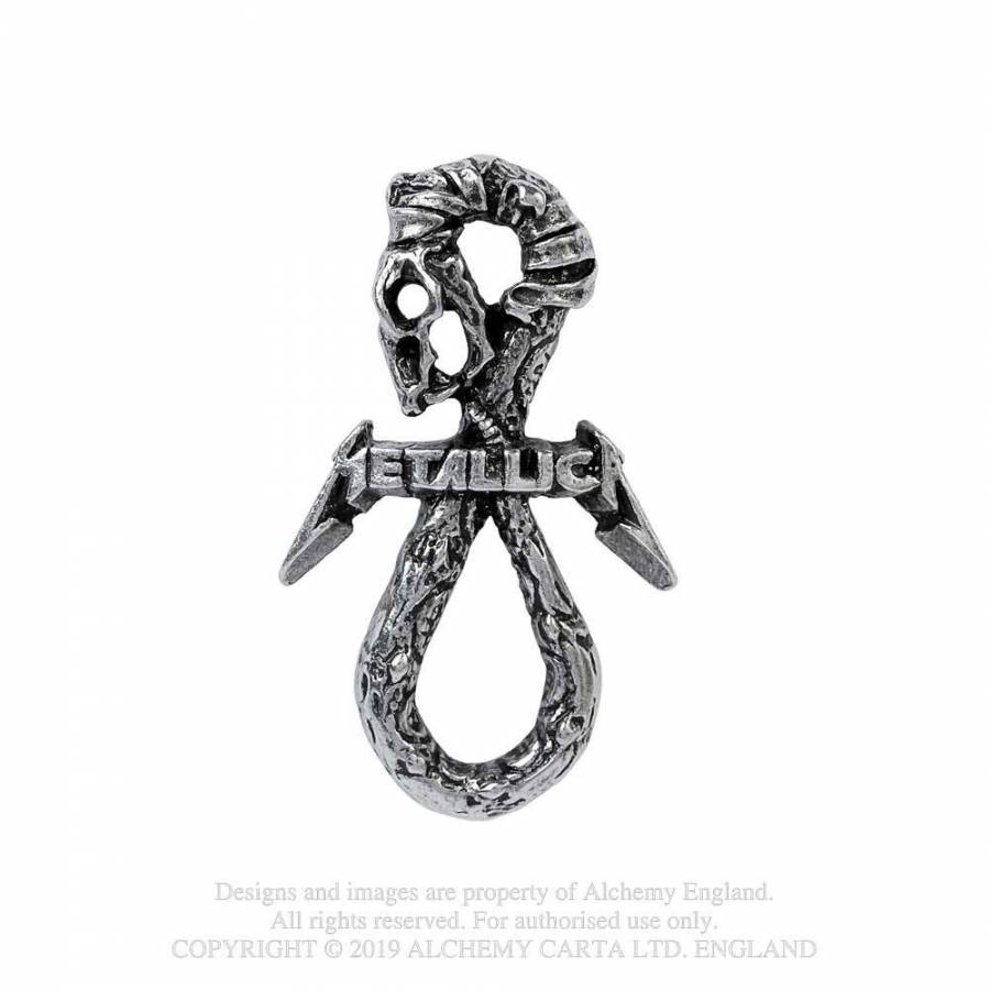 Insigna (5x3cm)  PC512 Metallica: Don t Tread on Me  Badge