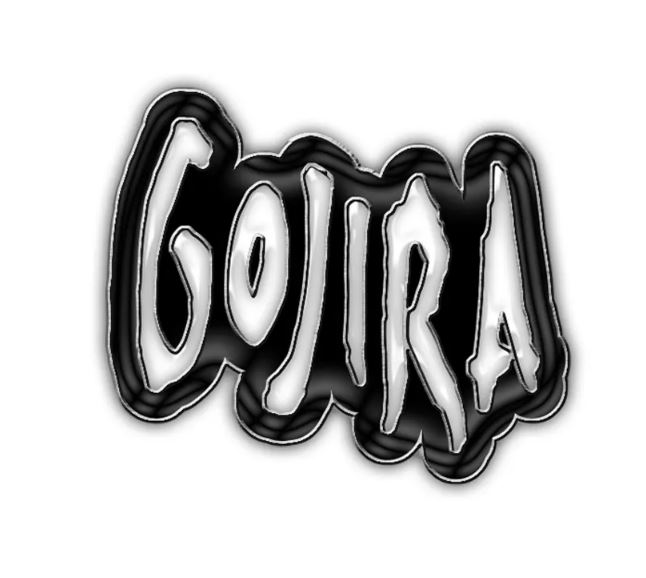 Insigna metalica GOJIRA Logo PB108