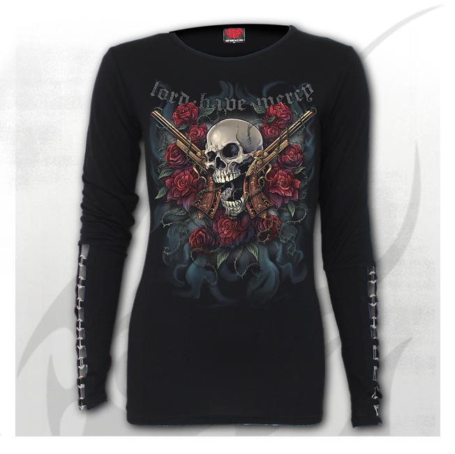 Longsleeve cu manseta T153F459 LORD HAVE MERCY - Buckle Cuff Long Sleeve Top