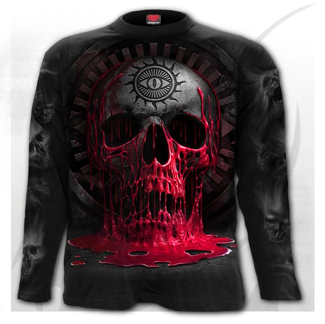 Longsleeve D087M301 BLEEDING SOULS - Longsleeve T-Shirt Black