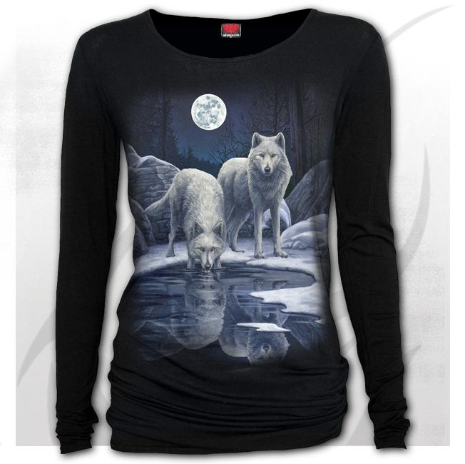 Longsleeve F046F440  WARRIORS OF WINTER - Baggy Top Black