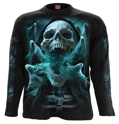 Longsleeve  K123M301 - Ghost Skull