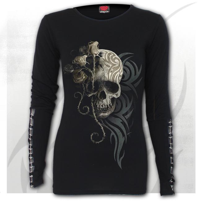 Longsleeve   L033F459    DARK ANGEL - Buckle Cuff Long Sleeve Top