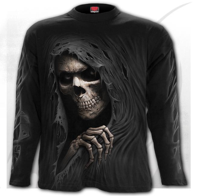 Longsleeve M028M301  GRIM RIPPER - Longsleeve T-Shirt Black